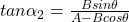 tan\alpha_2=\frac{Bsin\theta}{A-Bcos\theta}