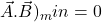 \vec{A}.\vec{B})_min= 0