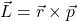 \vec{L}=\vec{r}\times\vec{p}