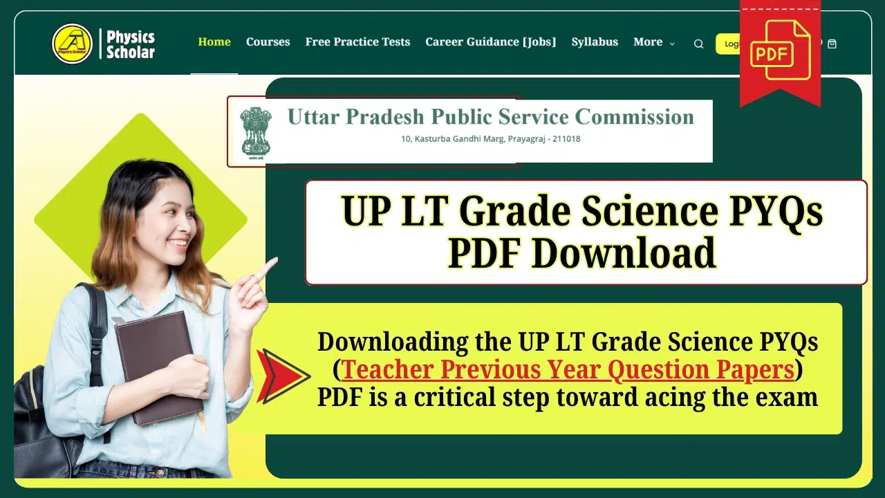 Download UP LT Grade Science PYQs [Previous Year Question Papers] PDF