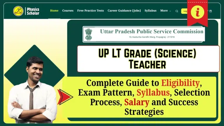 How to Become UP LT Grade Science Teacher Guide