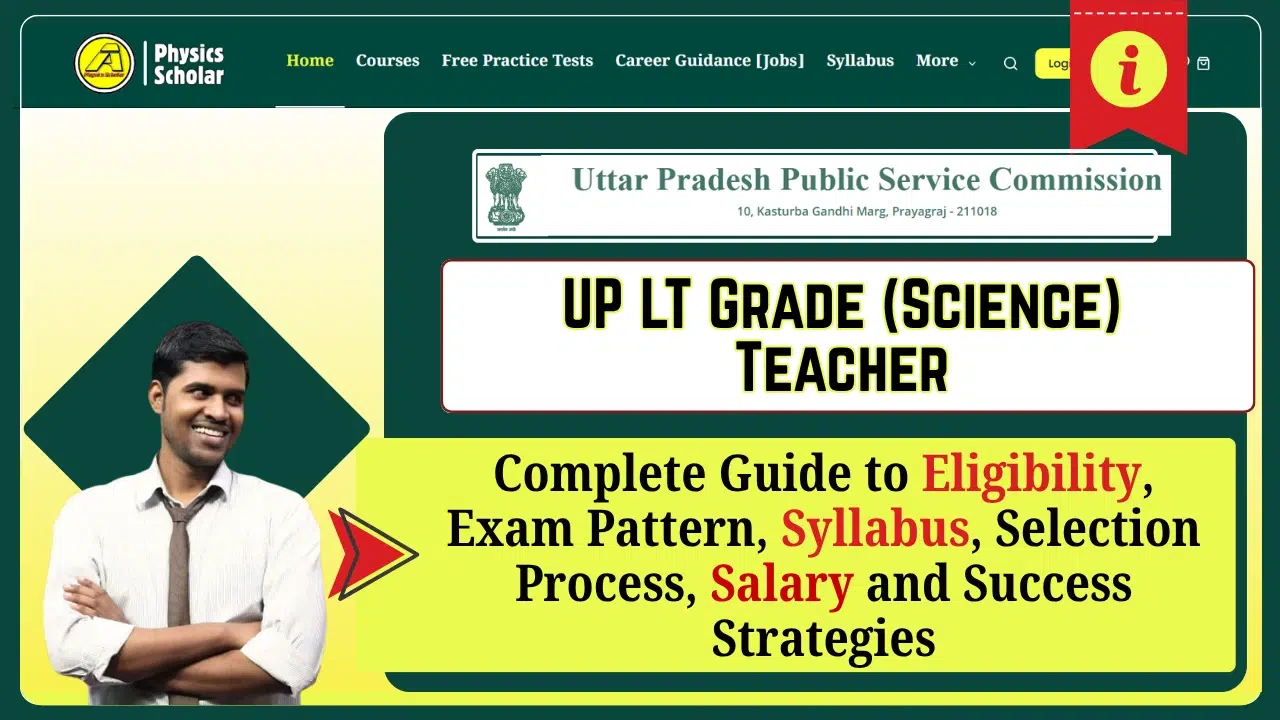 How to Become UP LT Grade Science Teacher Guide