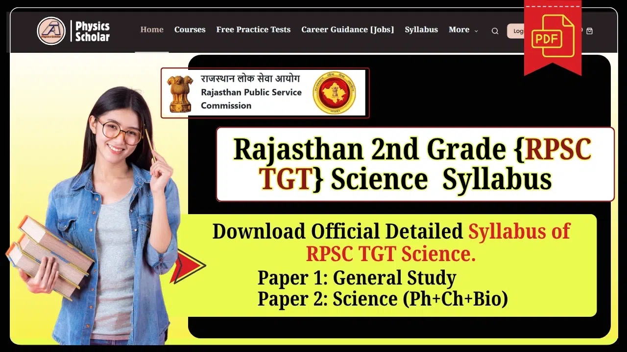 RPSC 2nd Grade Science Syllabus