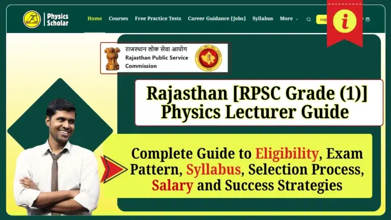 RPSC-PGT-Physics-Eligibility-Exam-Pattern-Selection-Process-Salary